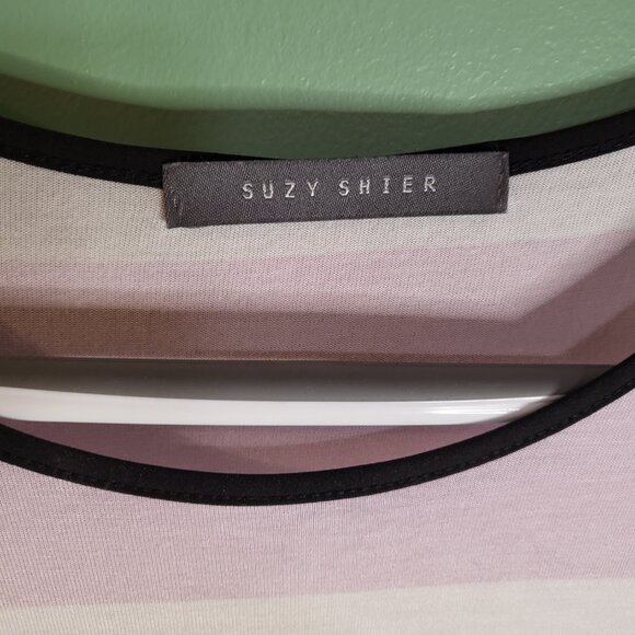 Stripe drop shoulder short sleeve t-shirt - Picture 5 of 6